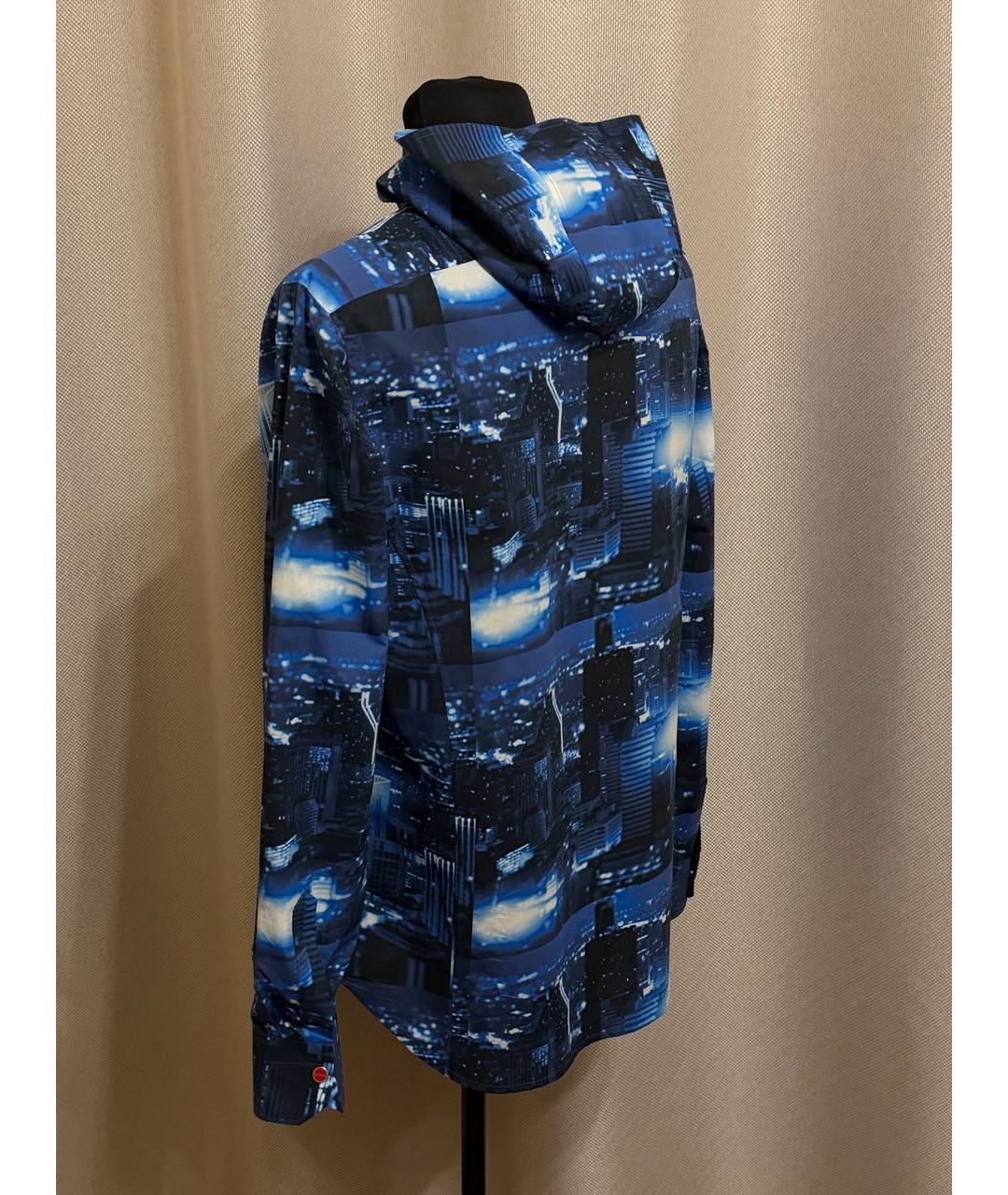 KITON Синяя хлопковая куртка, фото 5