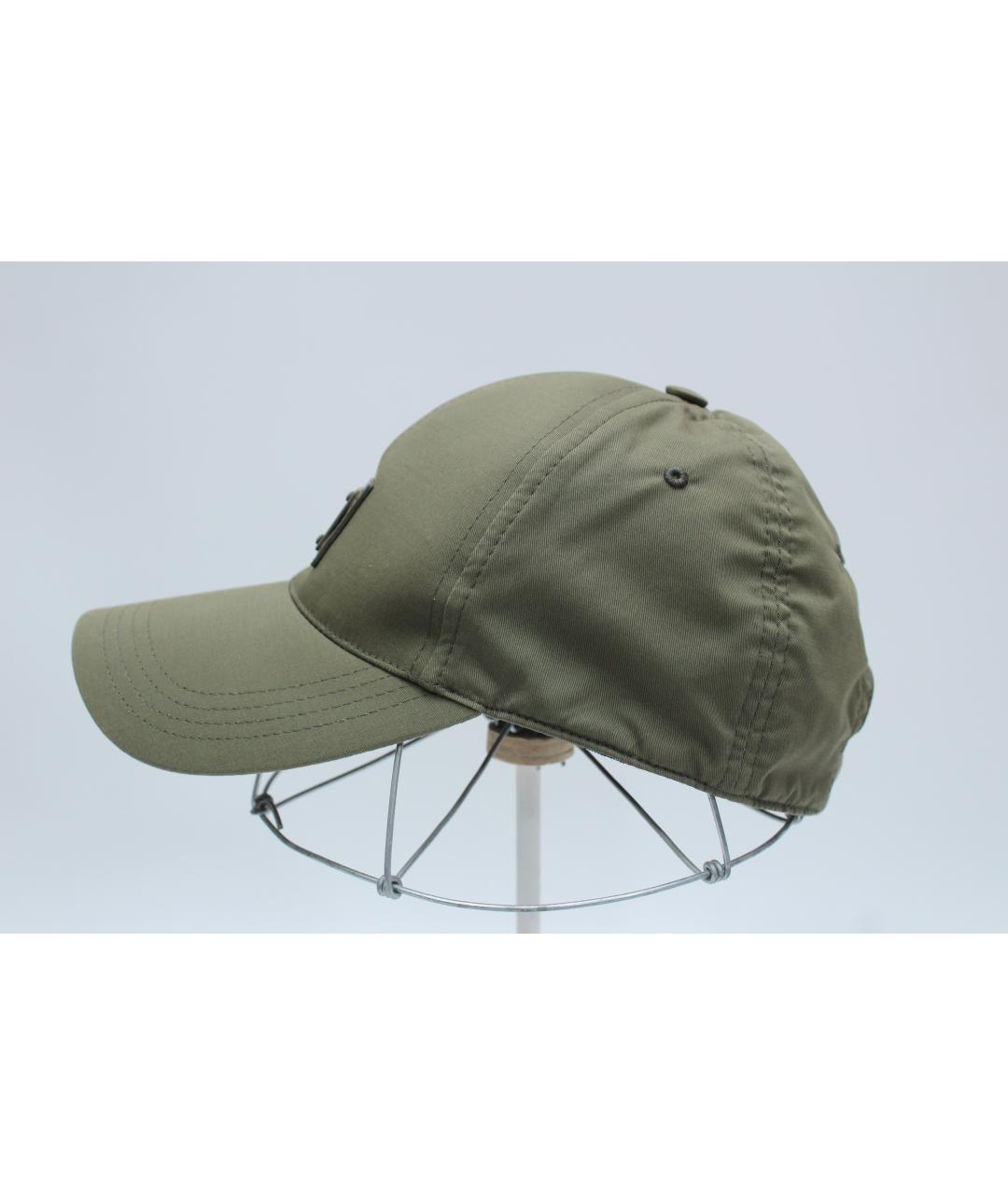 DOLCE&GABBANA Зеленая хлопковая кепка/бейсболка, фото 6