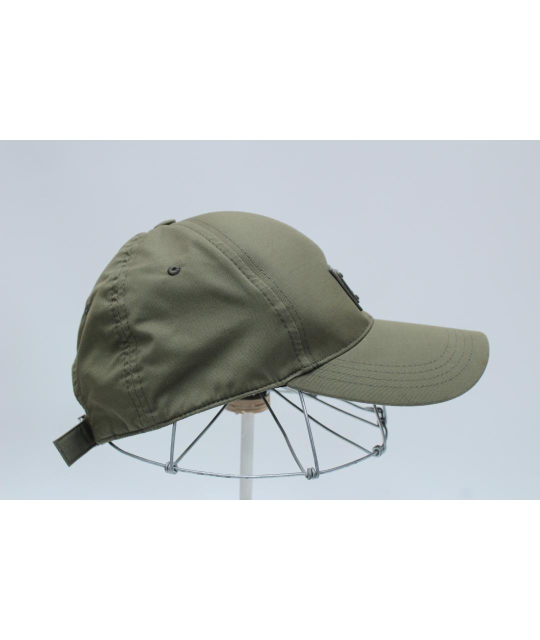 DOLCE&GABBANA Зеленая хлопковая кепка/бейсболка, фото 4