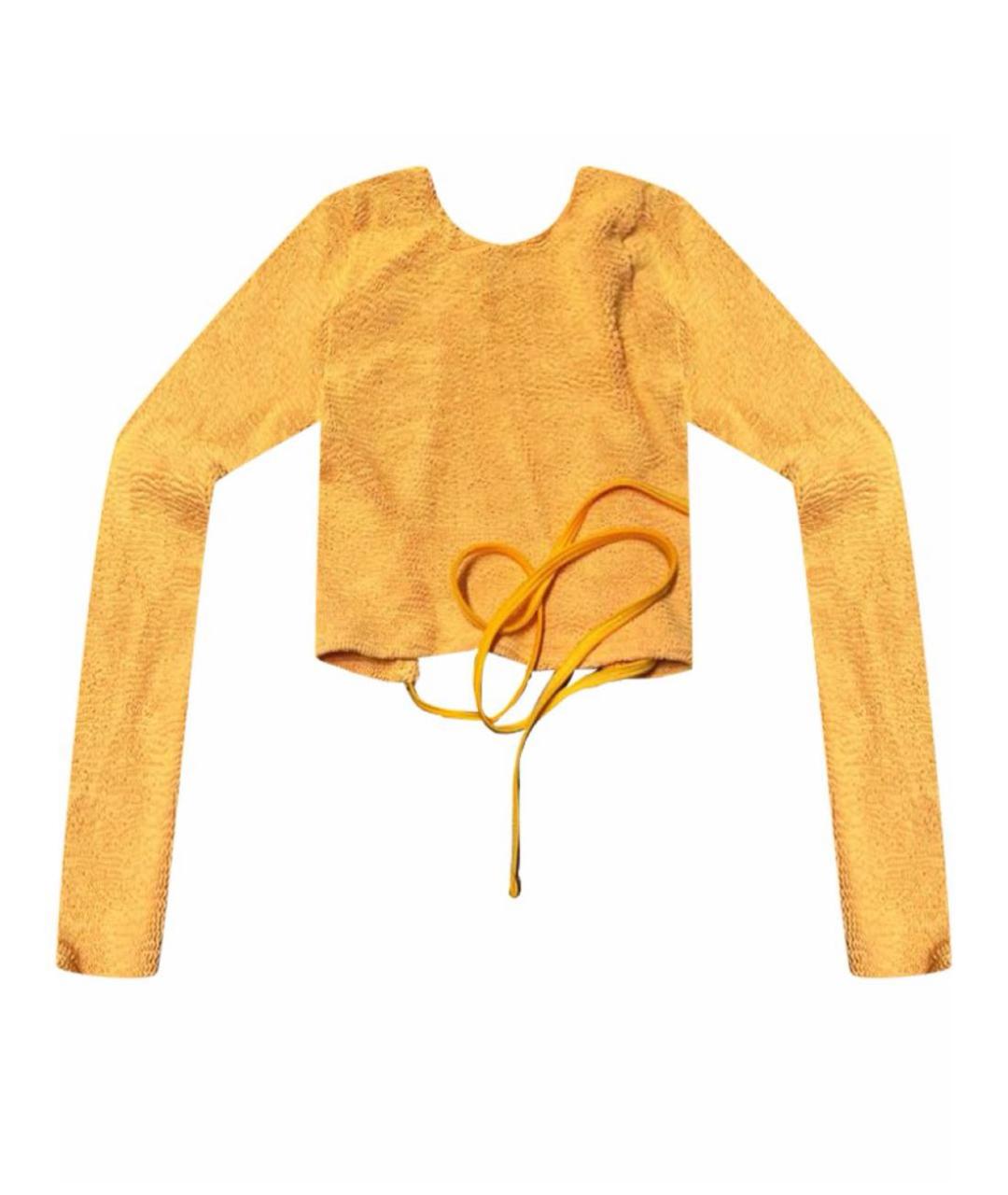 HUNZA G Оранжевый купальник, фото 1