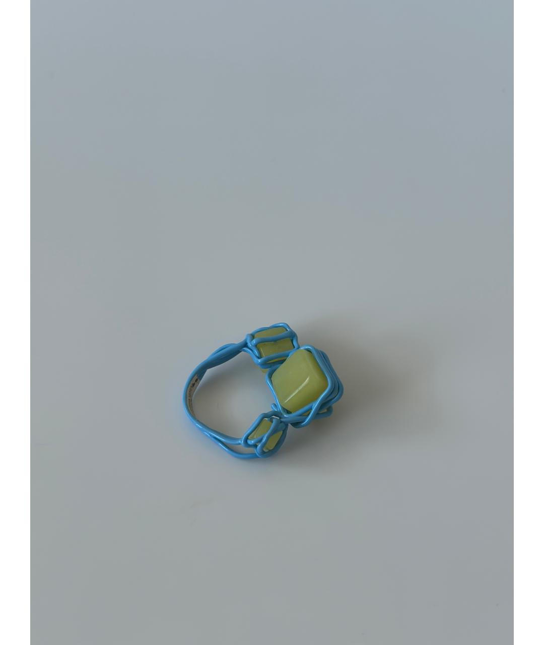 BOTTEGA VENETA Голубое кольцо, фото 6