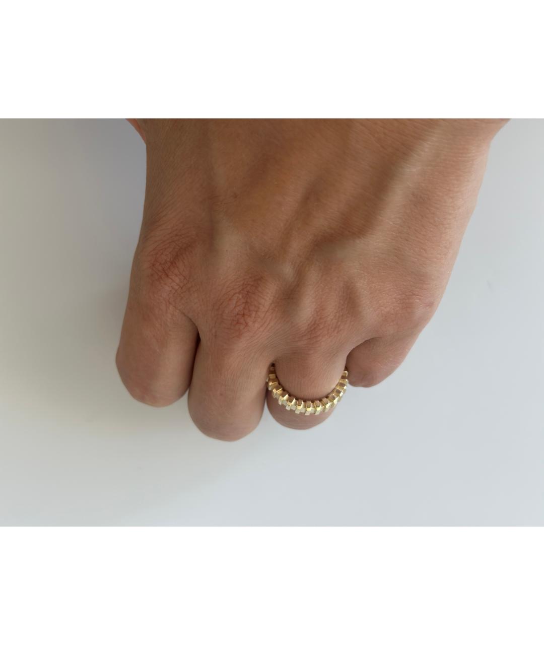 BOTTEGA VENETA Золотое серебряное кольцо, фото 5