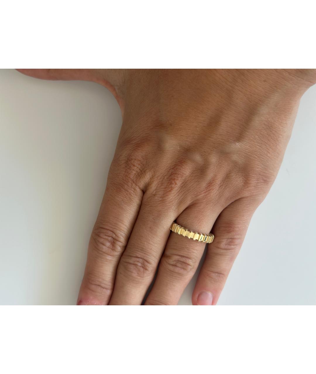 BOTTEGA VENETA Золотое серебряное кольцо, фото 4