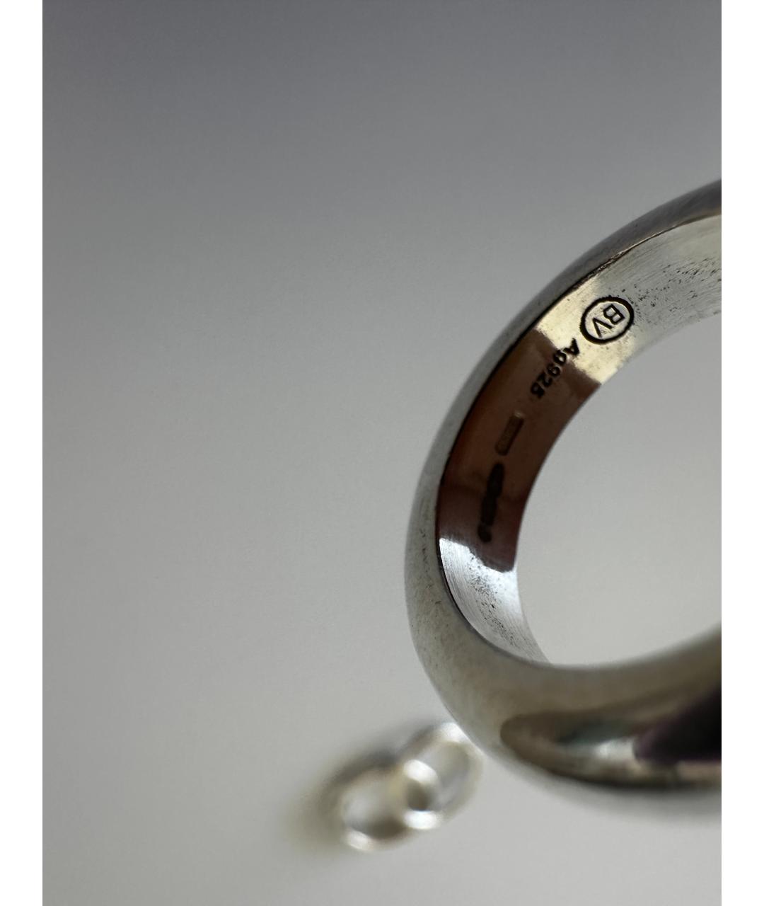 BOTTEGA VENETA Серебряное серебряное кольцо, фото 3