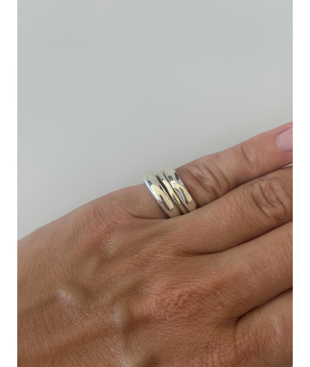 BOTTEGA VENETA Серебряное серебряное кольцо, фото 5