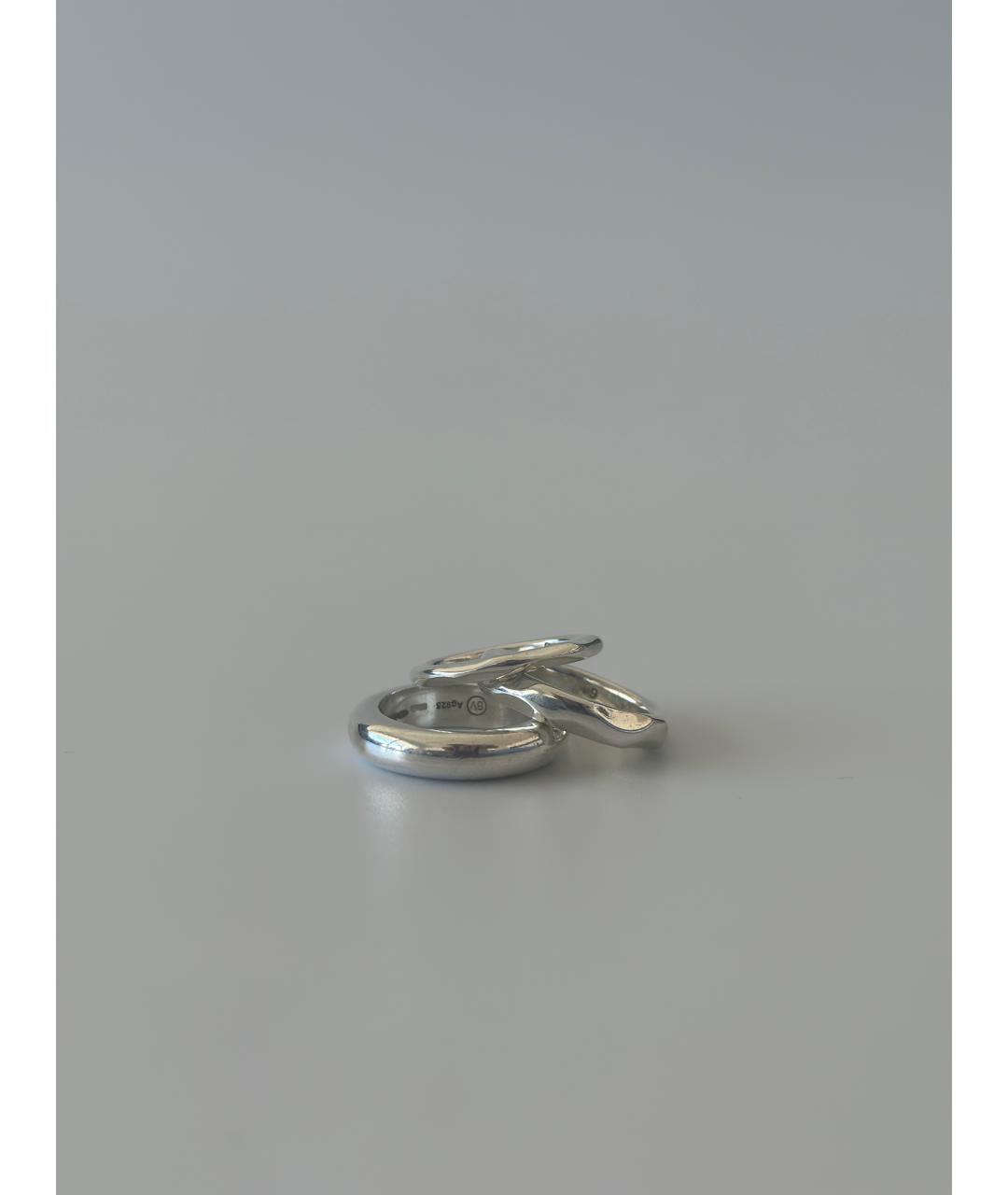 BOTTEGA VENETA Серебряное серебряное кольцо, фото 2