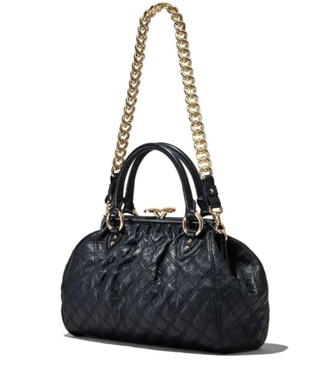 MARC JACOBS Черная кожаная сумка тоут, фото 2