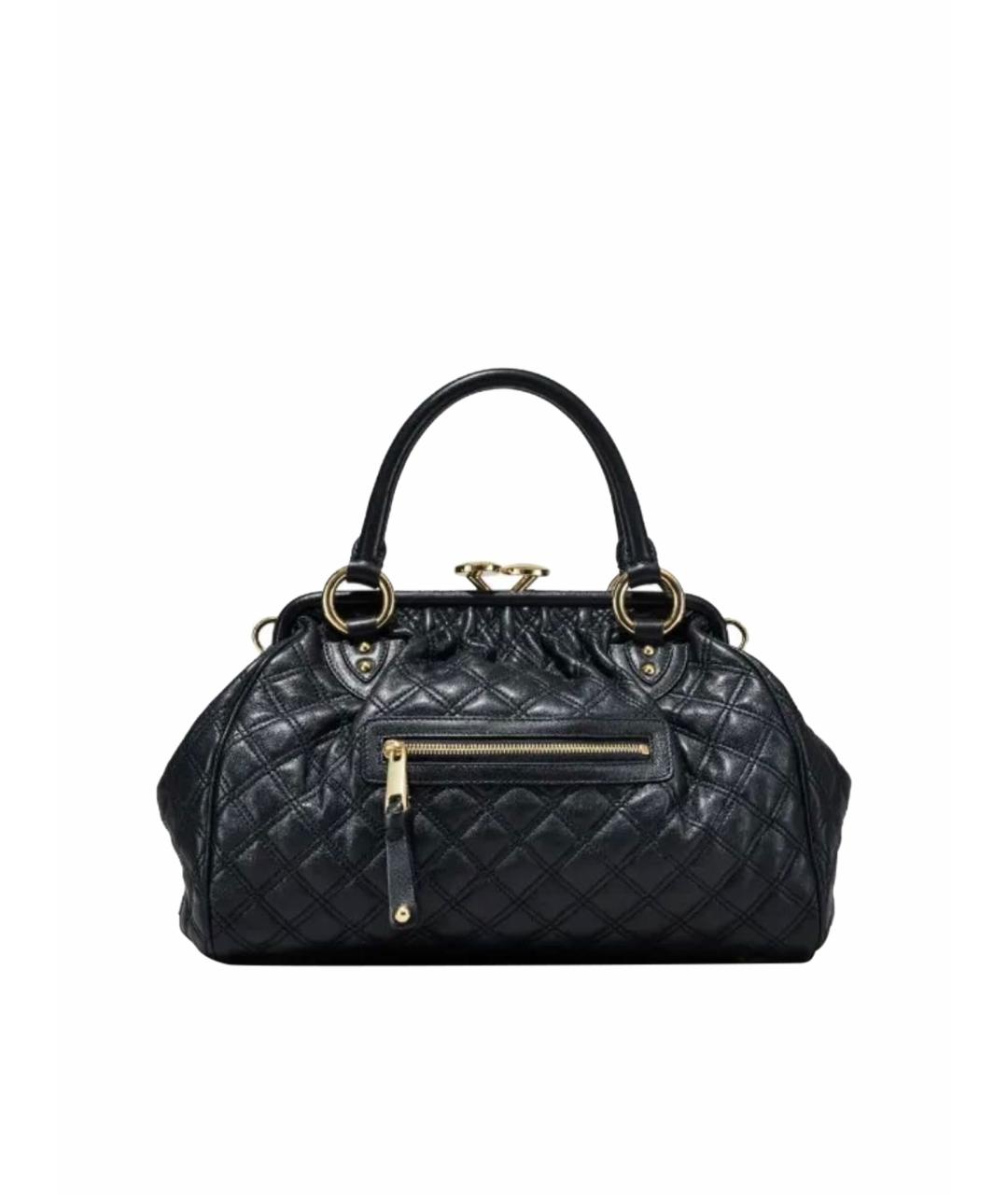 MARC JACOBS Черная кожаная сумка тоут, фото 1