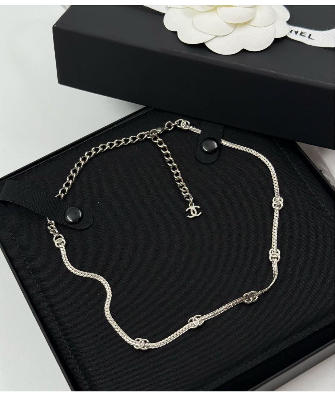 CHANEL Серебрянный чокер, фото 4