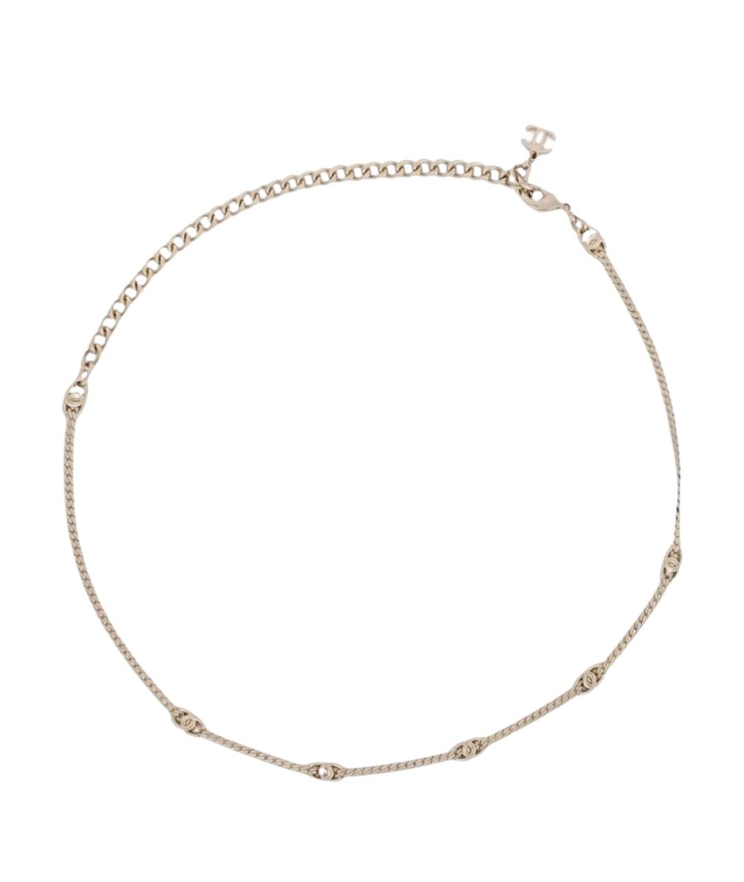 CHANEL Золотой металлический чокер, фото 1