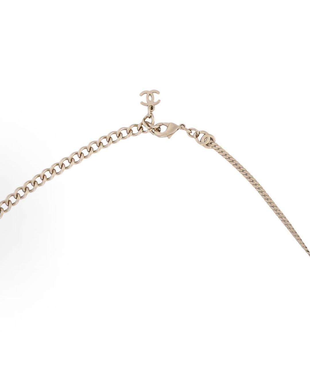 CHANEL Золотой металлический чокер, фото 2