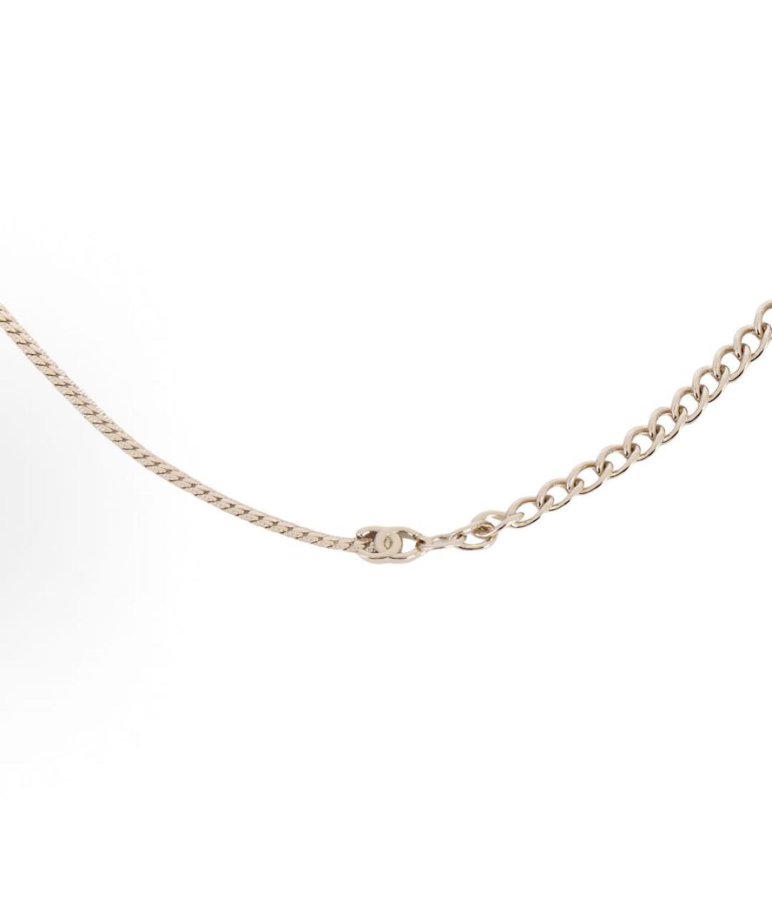 CHANEL Золотой металлический чокер, фото 3