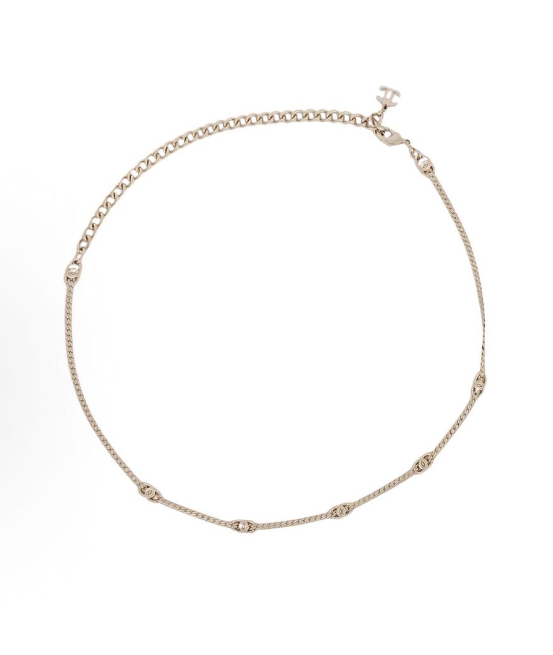 CHANEL Золотой металлический чокер, фото 6