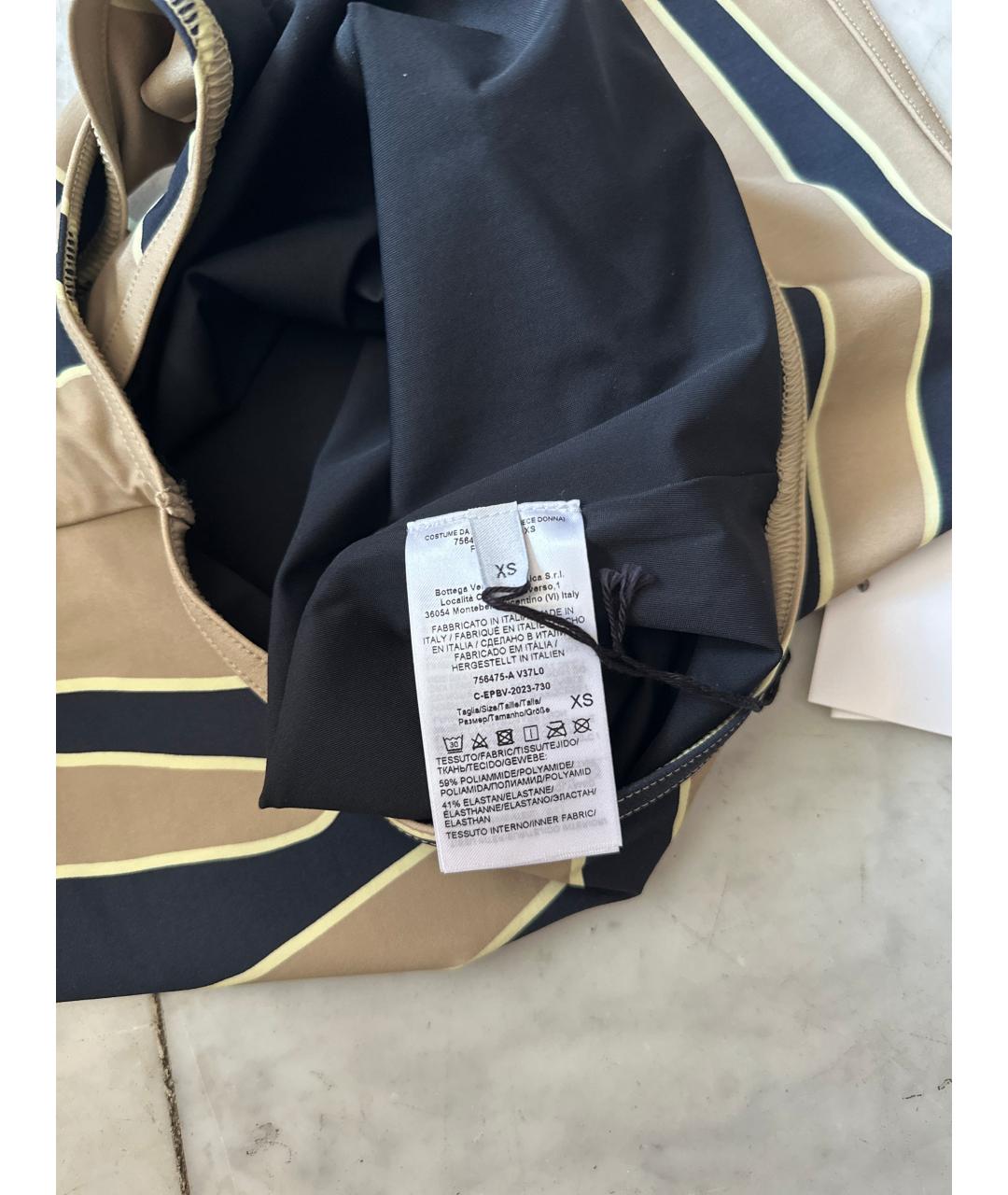 BOTTEGA VENETA Черный полиамидовый купальник, фото 4