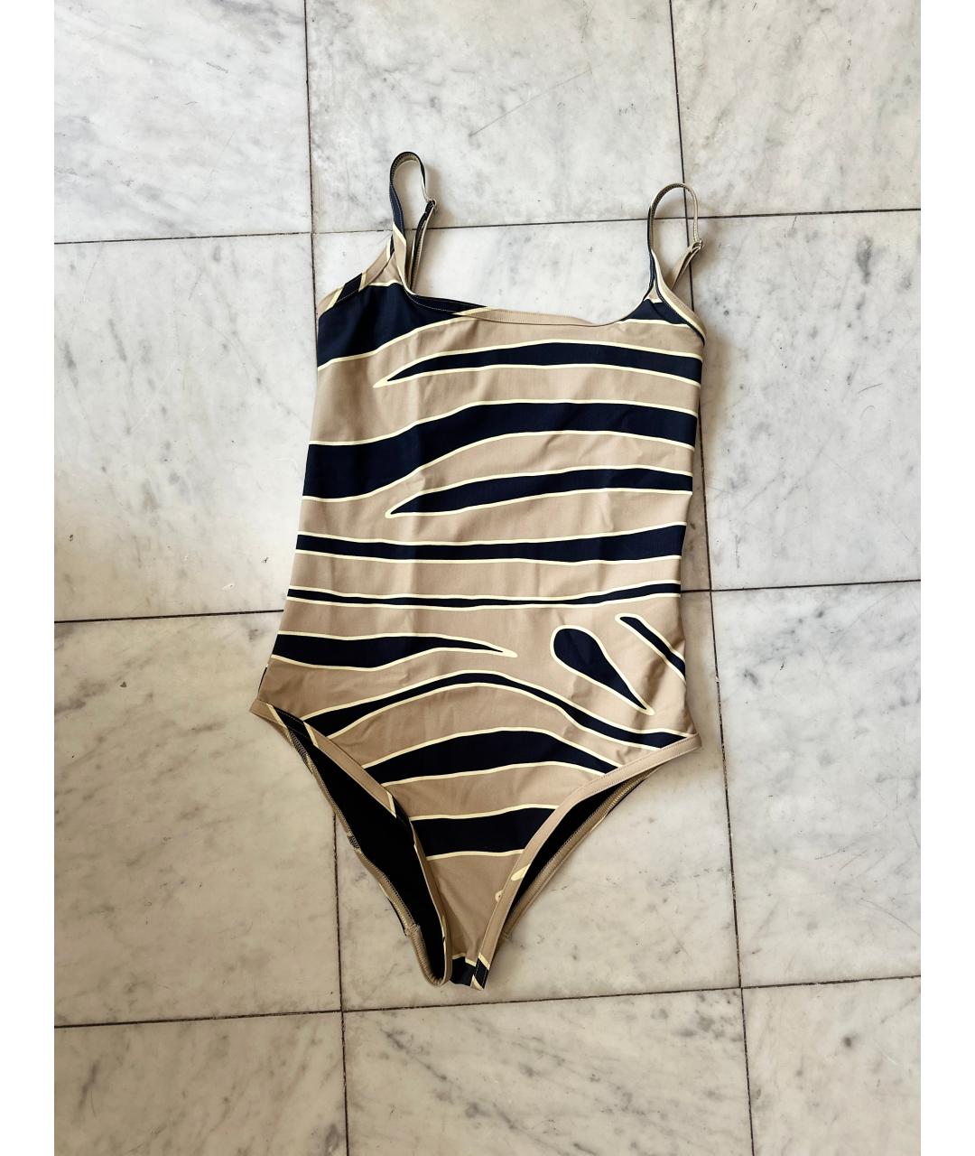 BOTTEGA VENETA Черный полиамидовый купальник, фото 7