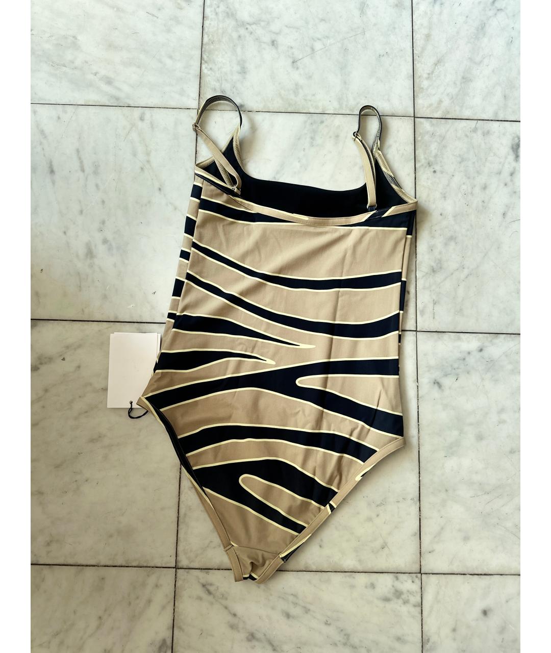 BOTTEGA VENETA Черный полиамидовый купальник, фото 3