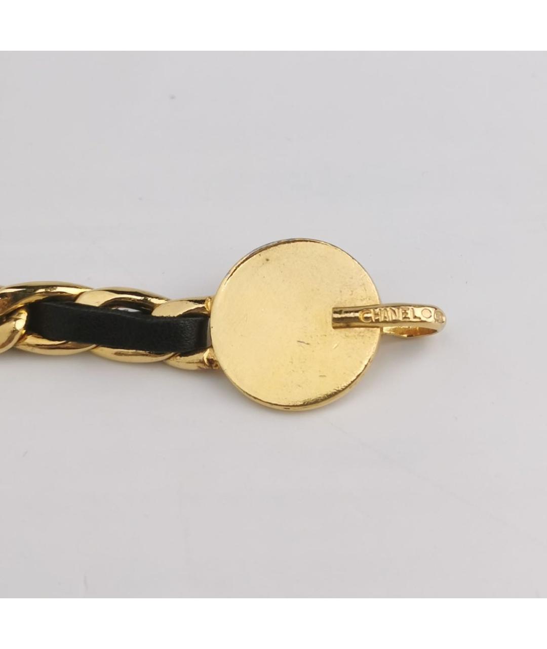 CHANEL Черный кожаный ремень, фото 4