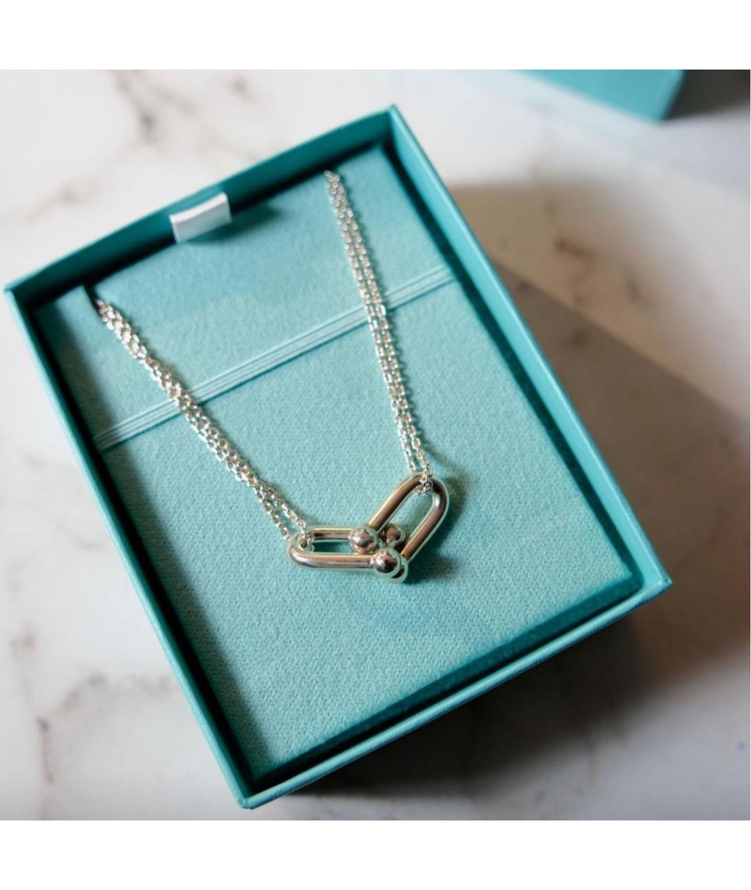 TIFFANY&CO Серебряное серебряное колье, фото 3