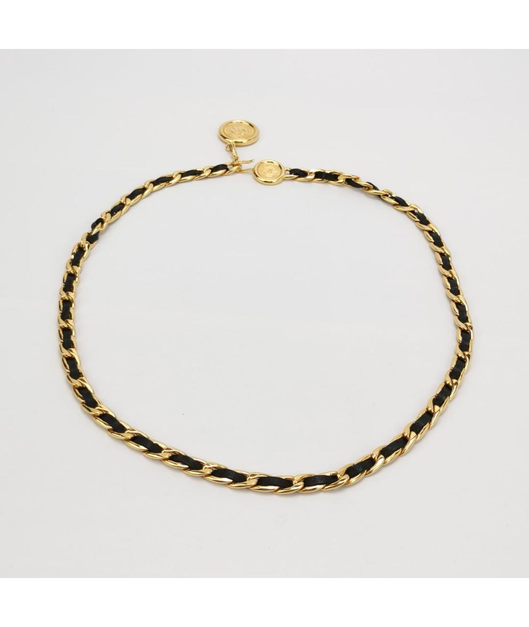 CHANEL Черный кожаный ремень, фото 2