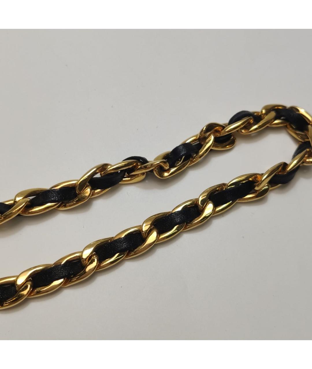 CHANEL Черный кожаный ремень, фото 5