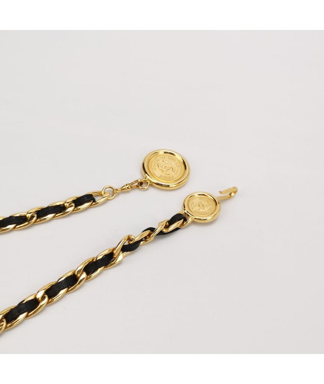 CHANEL Черный кожаный ремень, фото 3