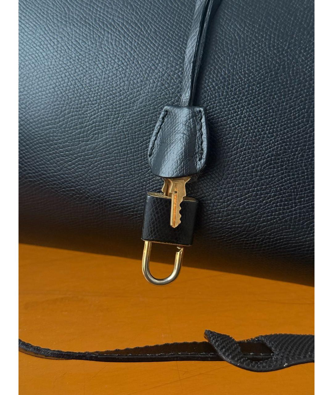 CELINE Черная кожаная дорожная/спортивная сумка, фото 8