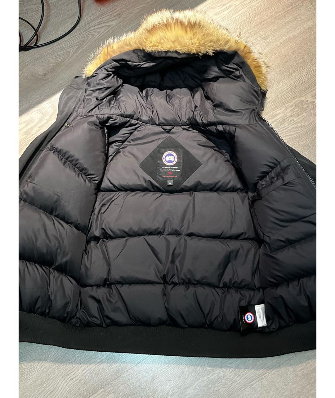 CANADA GOOSE Черный пуховик, фото 5