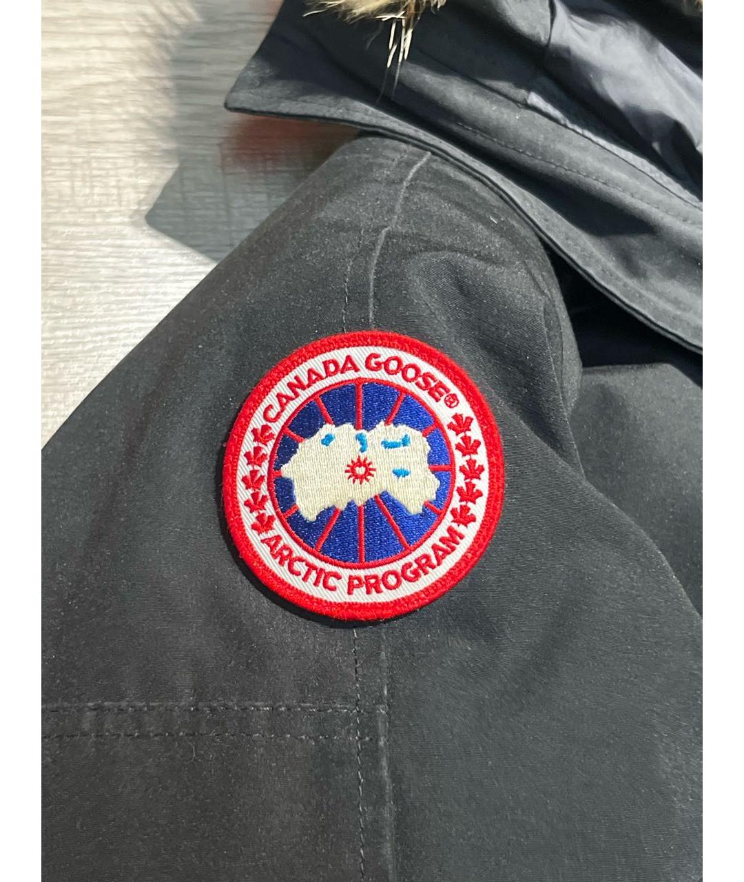 CANADA GOOSE Черный пуховик, фото 4