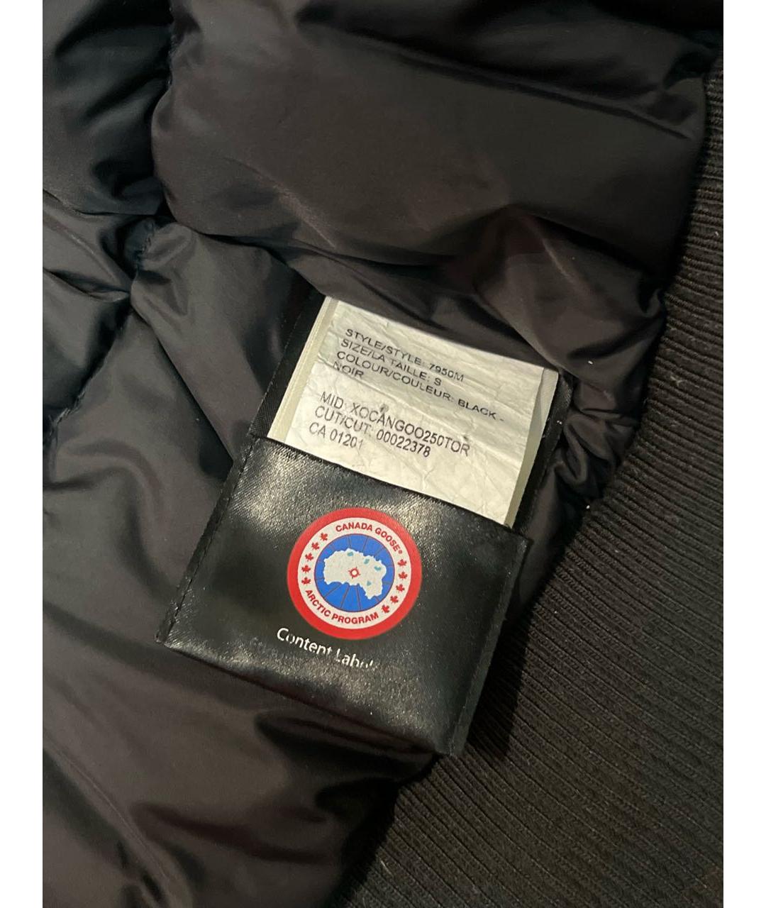 CANADA GOOSE Черный пуховик, фото 6