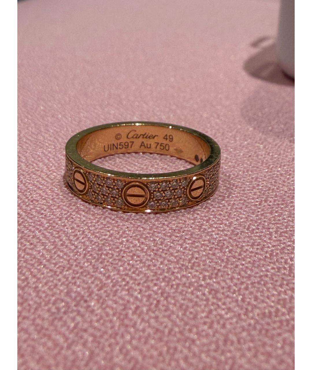 CARTIER Золотое кольцо из розового золота, фото 3