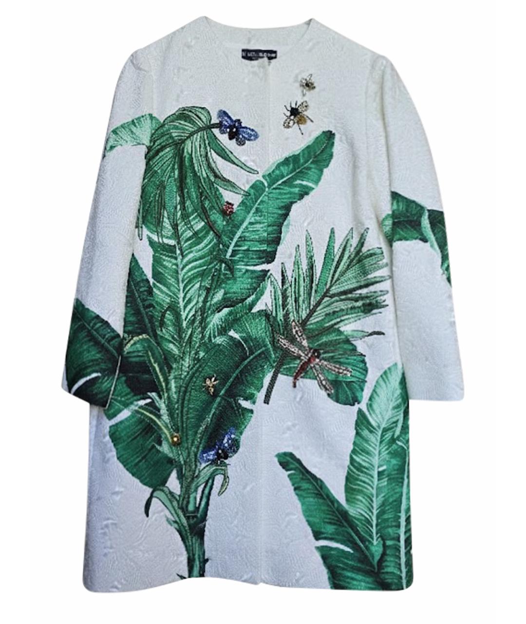 DOLCE&GABBANA Зеленые хлопковое пальто, фото 1