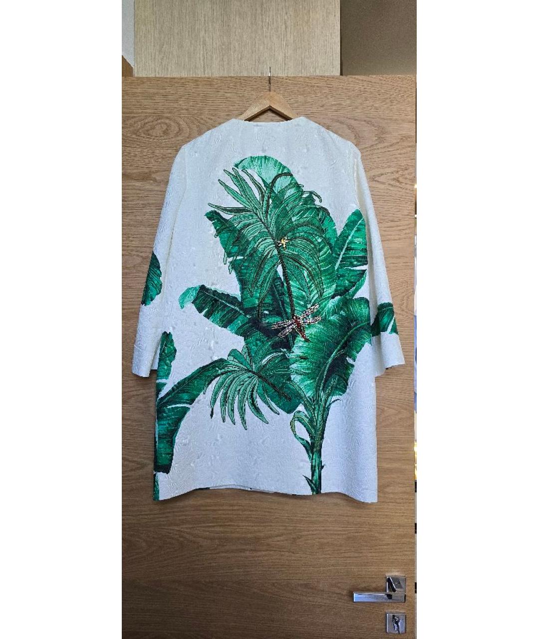 DOLCE&GABBANA Зеленые хлопковое пальто, фото 2