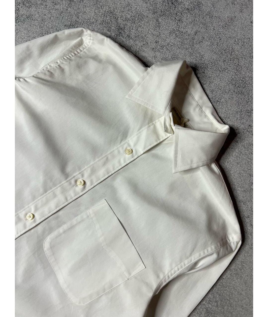 RALPH LAUREN Белая хлопковая рубашка, фото 4