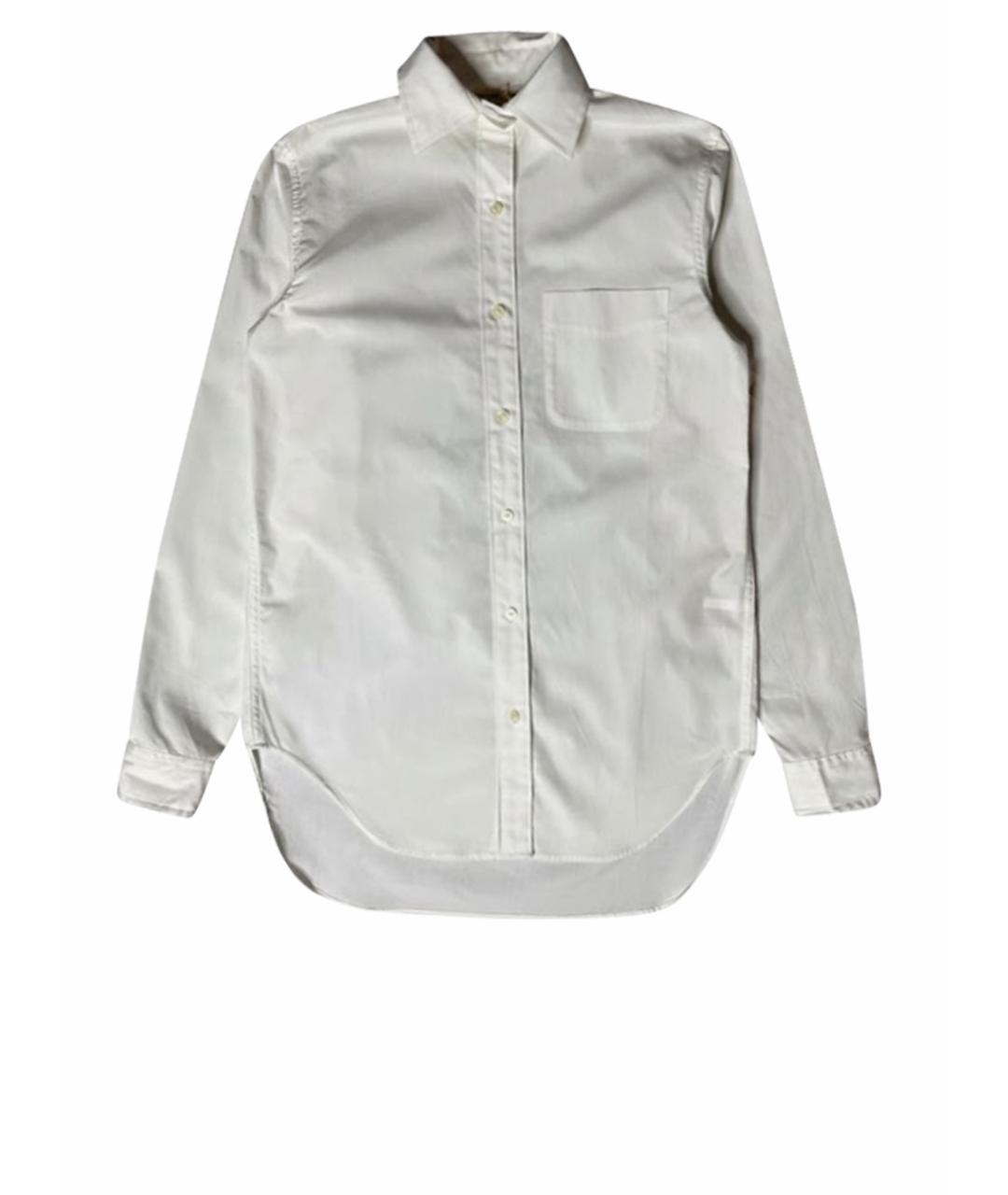 RALPH LAUREN Белая хлопковая рубашка, фото 1