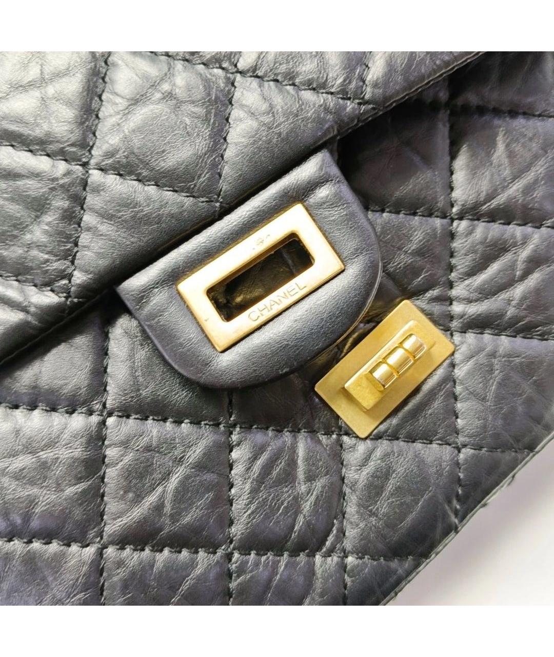 CHANEL Черная кожаная сумка через плечо, фото 7