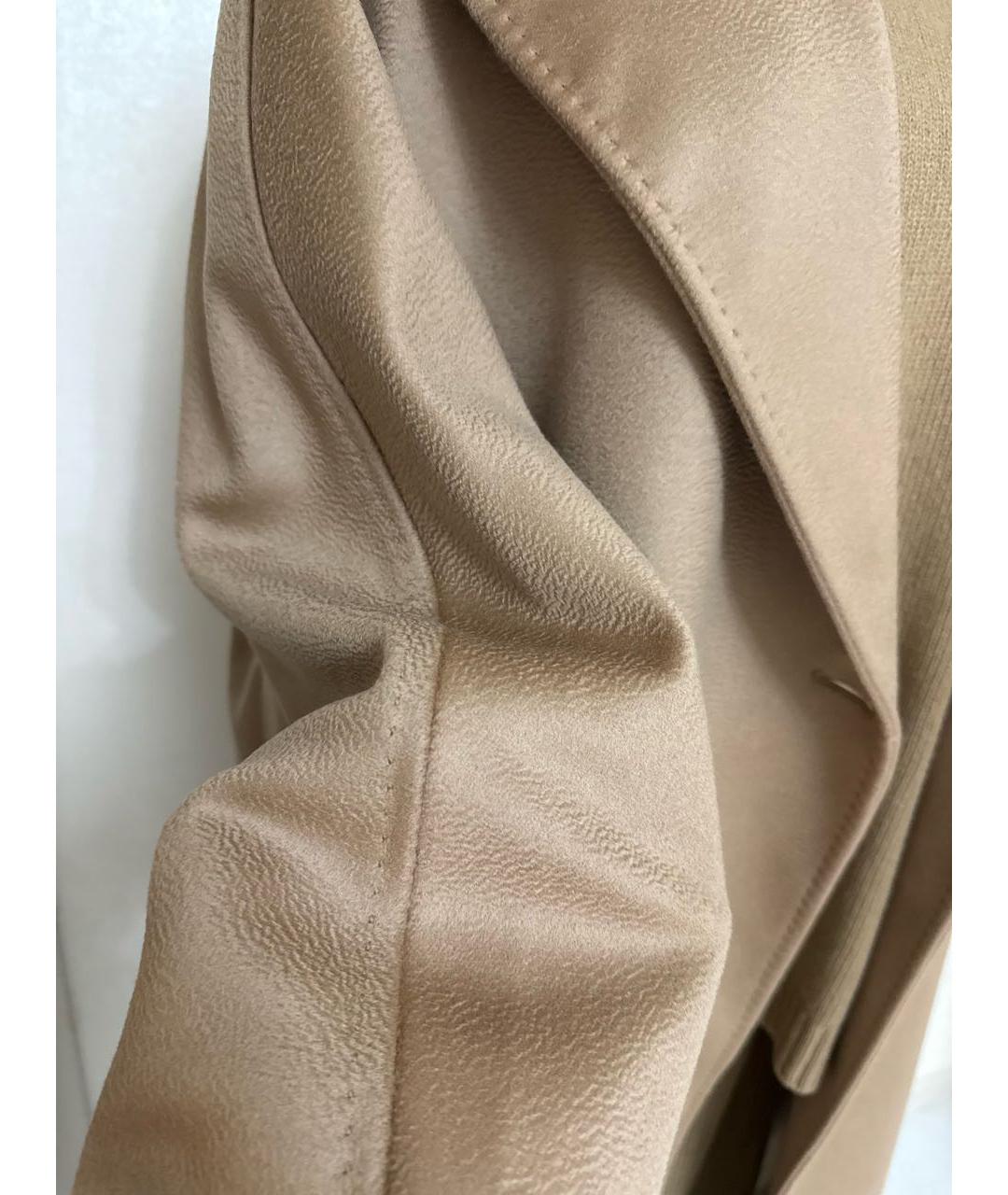 WEEKEND MAX MARA Коричневое шерстяное пальто, фото 8