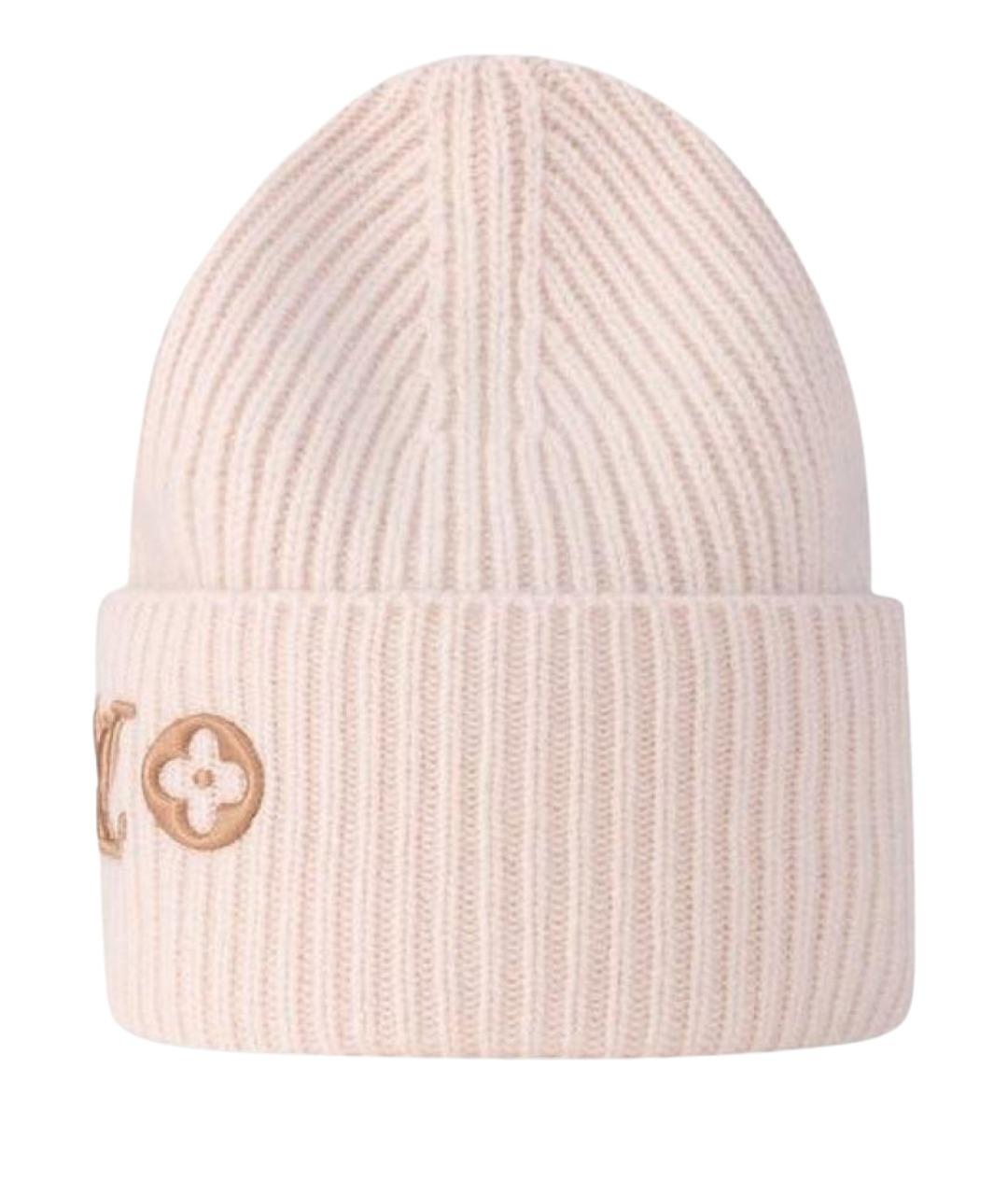 LOUIS VUITTON Розовая шерстяная шапка, фото 1