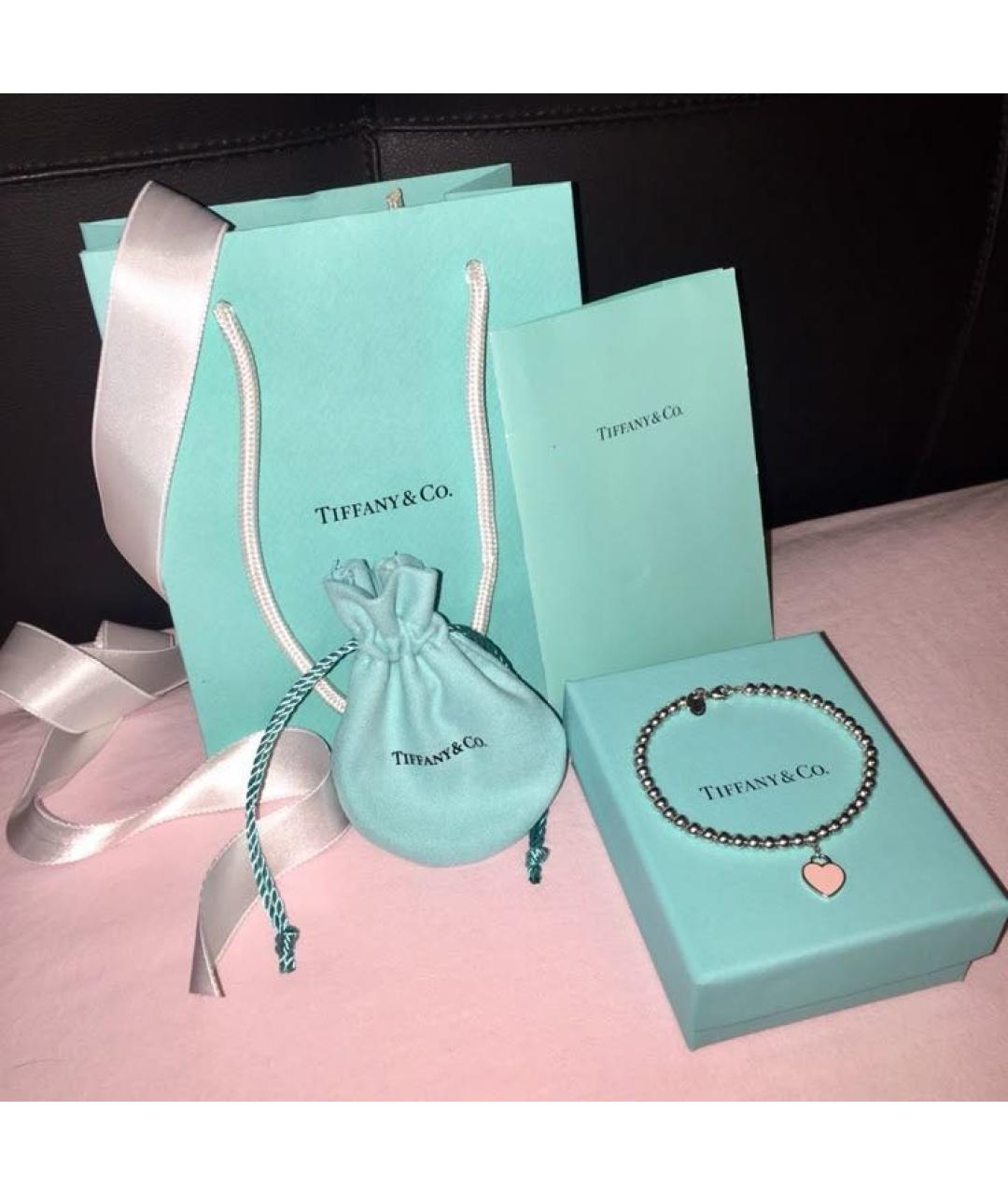 TIFFANY&CO Серебрянный серебряный браслет, фото 4