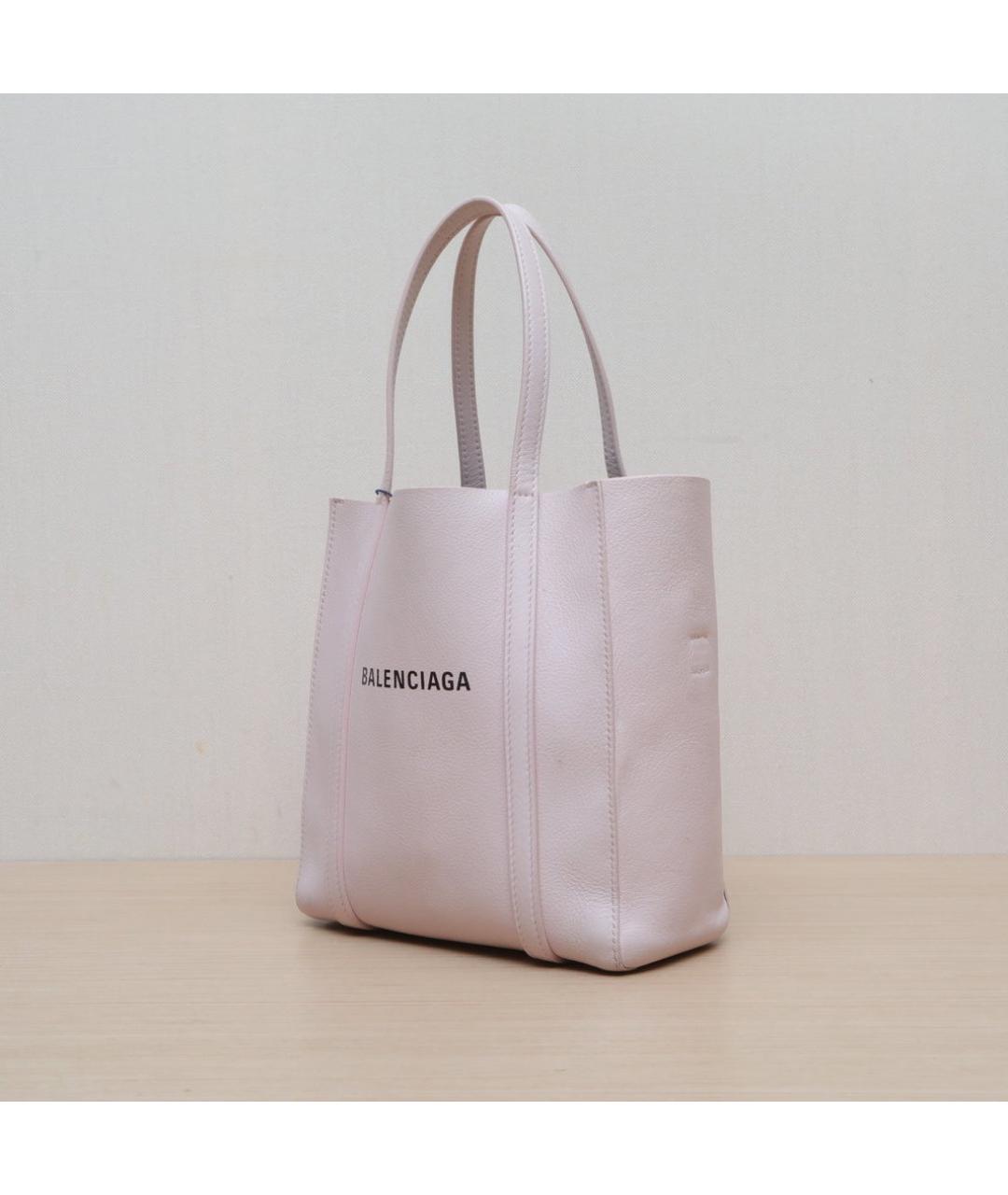 BALENCIAGA Розовая кожаная сумка через плечо, фото 4