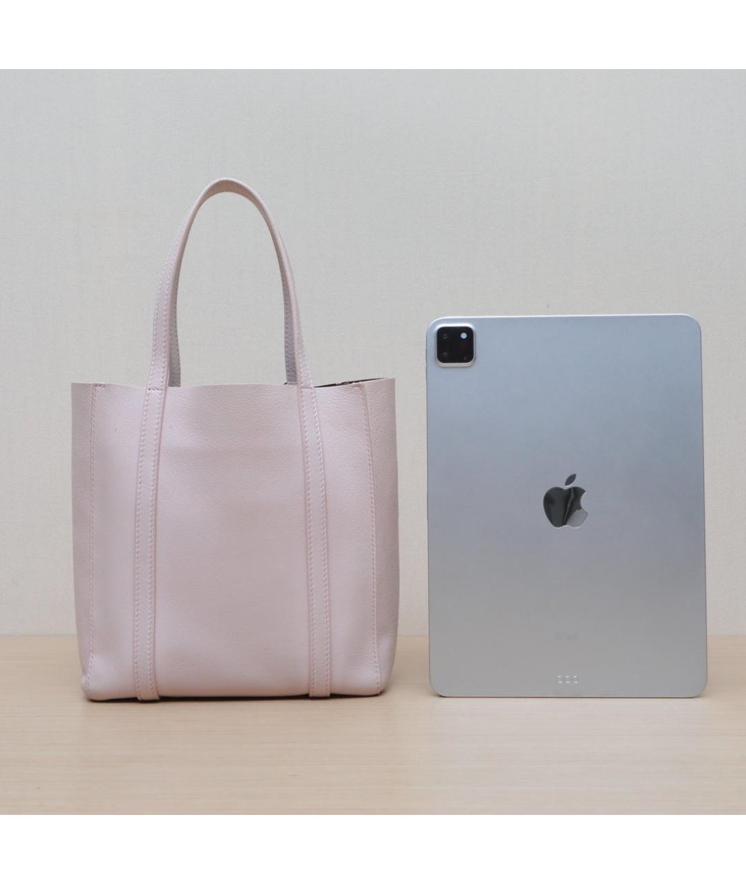 BALENCIAGA Розовая кожаная сумка через плечо, фото 7