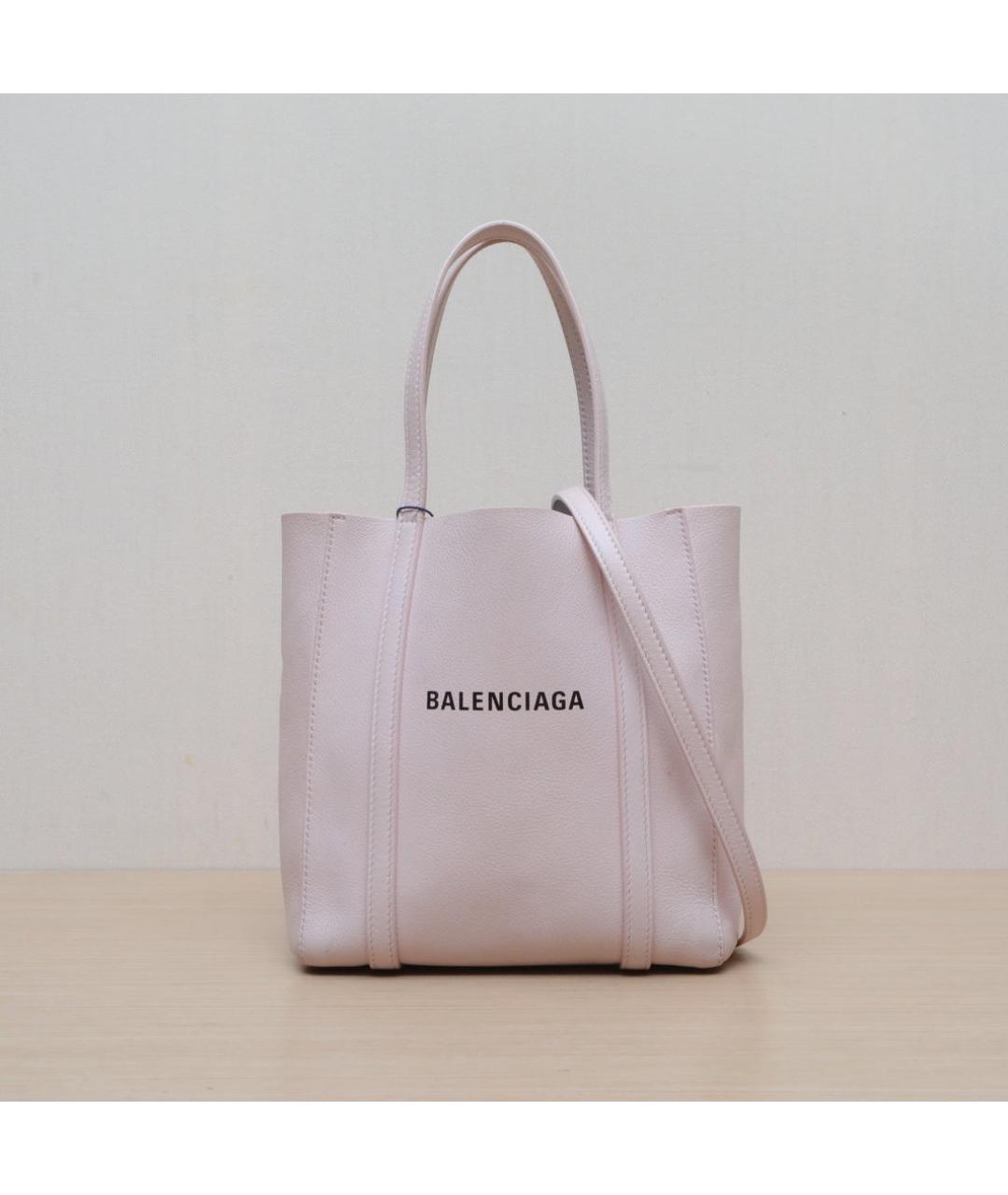 BALENCIAGA Розовая кожаная сумка через плечо, фото 3