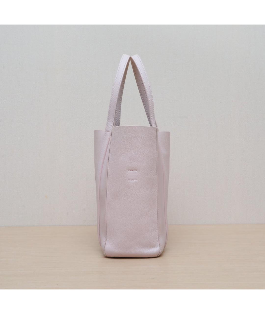 BALENCIAGA Розовая кожаная сумка через плечо, фото 5