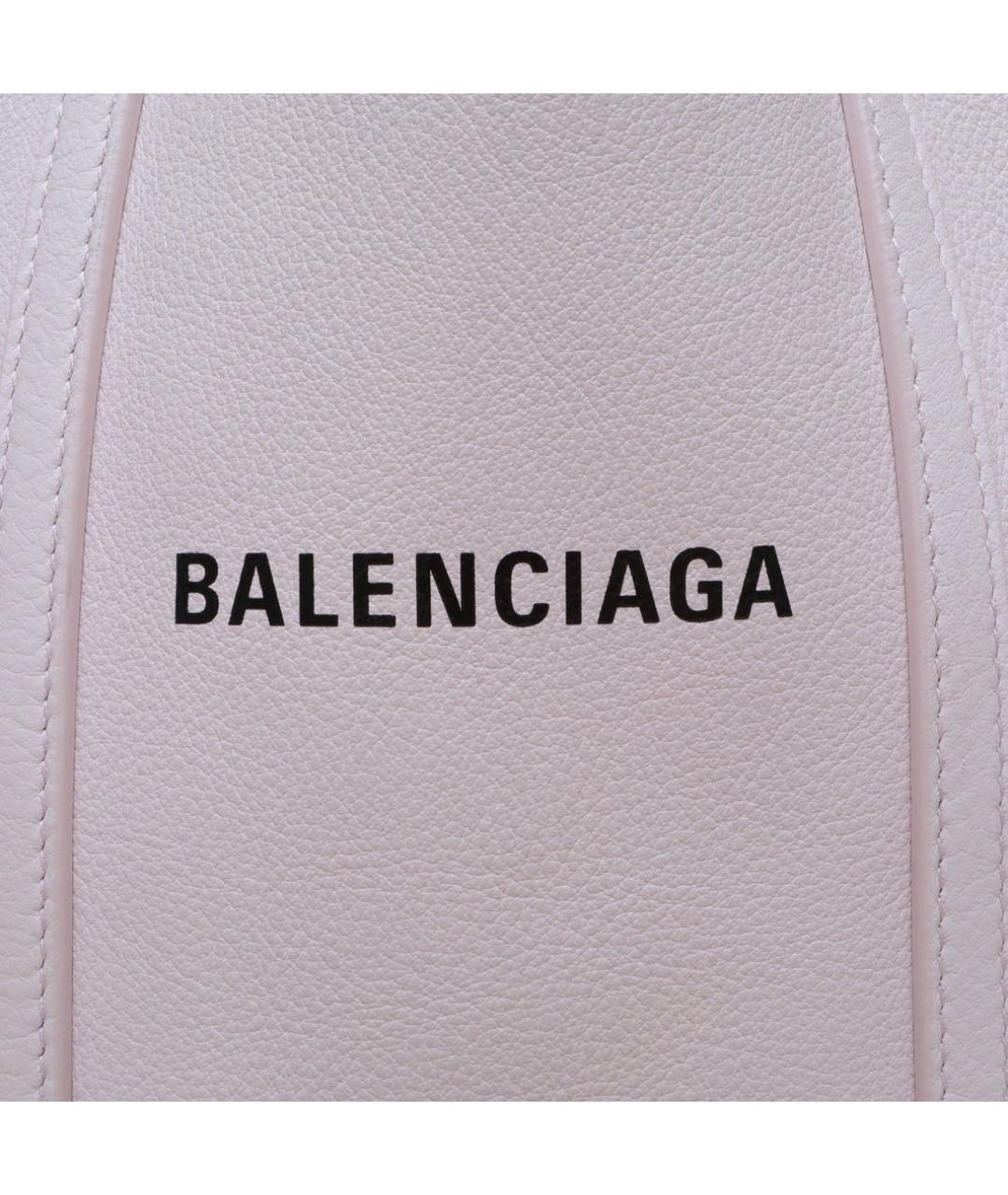 BALENCIAGA Розовая кожаная сумка через плечо, фото 8