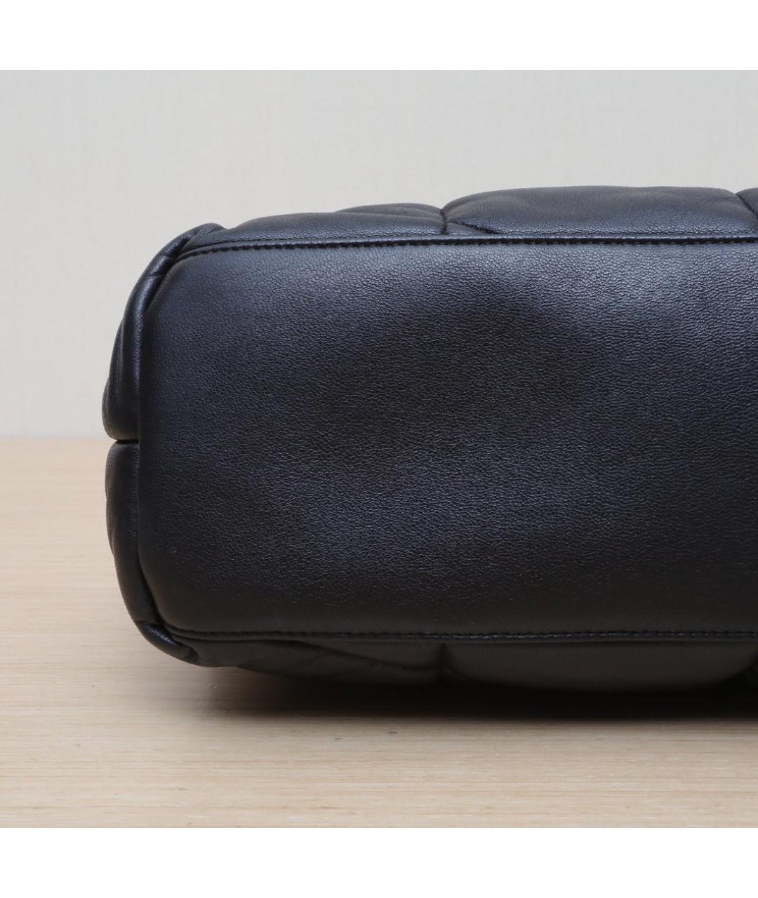 SAINT LAURENT Черная кожаная сумка через плечо, фото 9