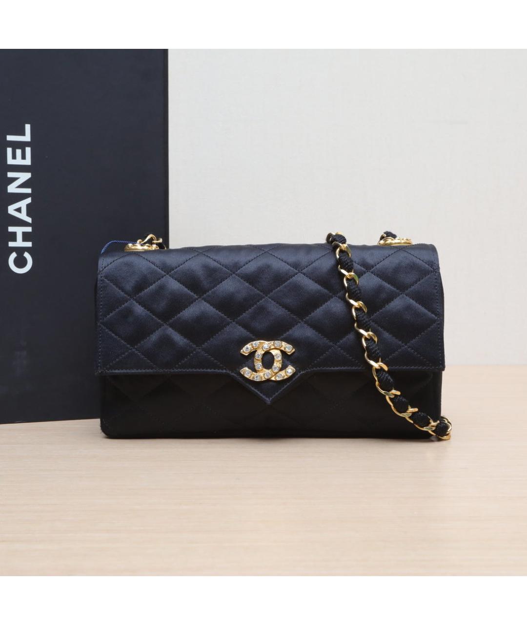 CHANEL Черная сумка через плечо, фото 2