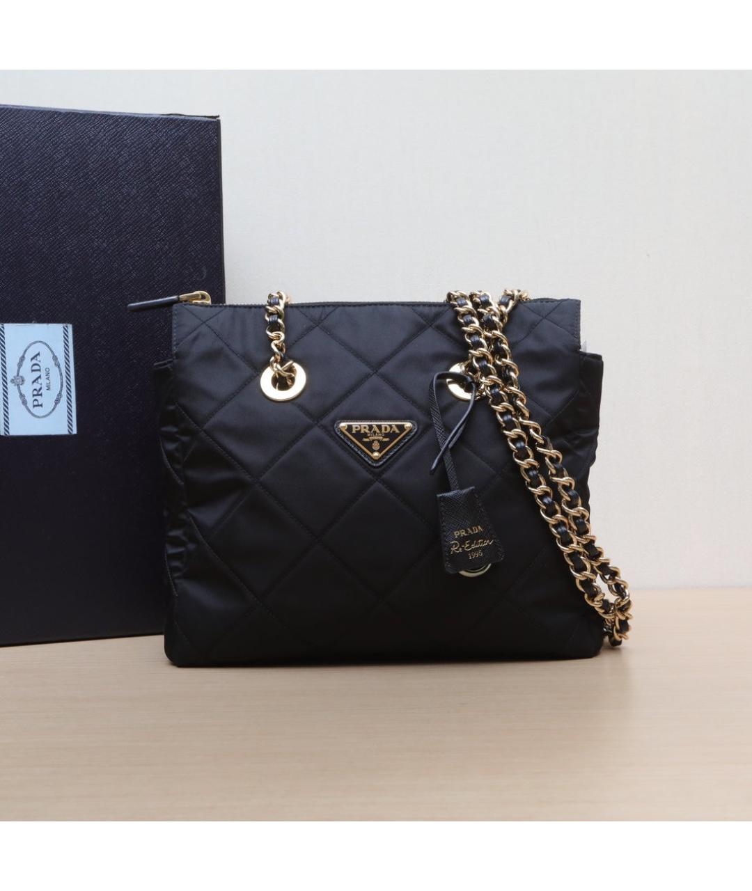 PRADA Черная сумка через плечо, фото 2