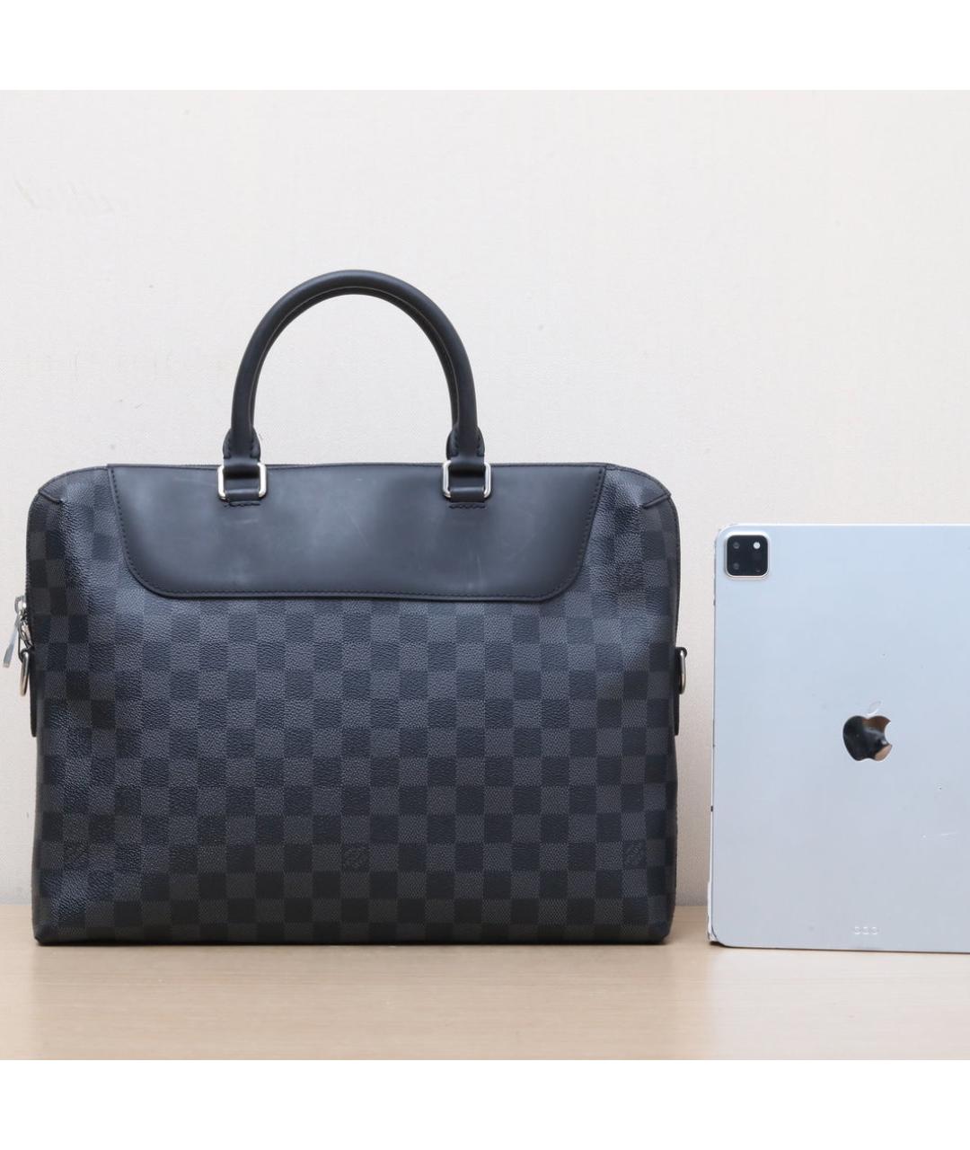 LOUIS VUITTON Черная сумка через плечо, фото 6