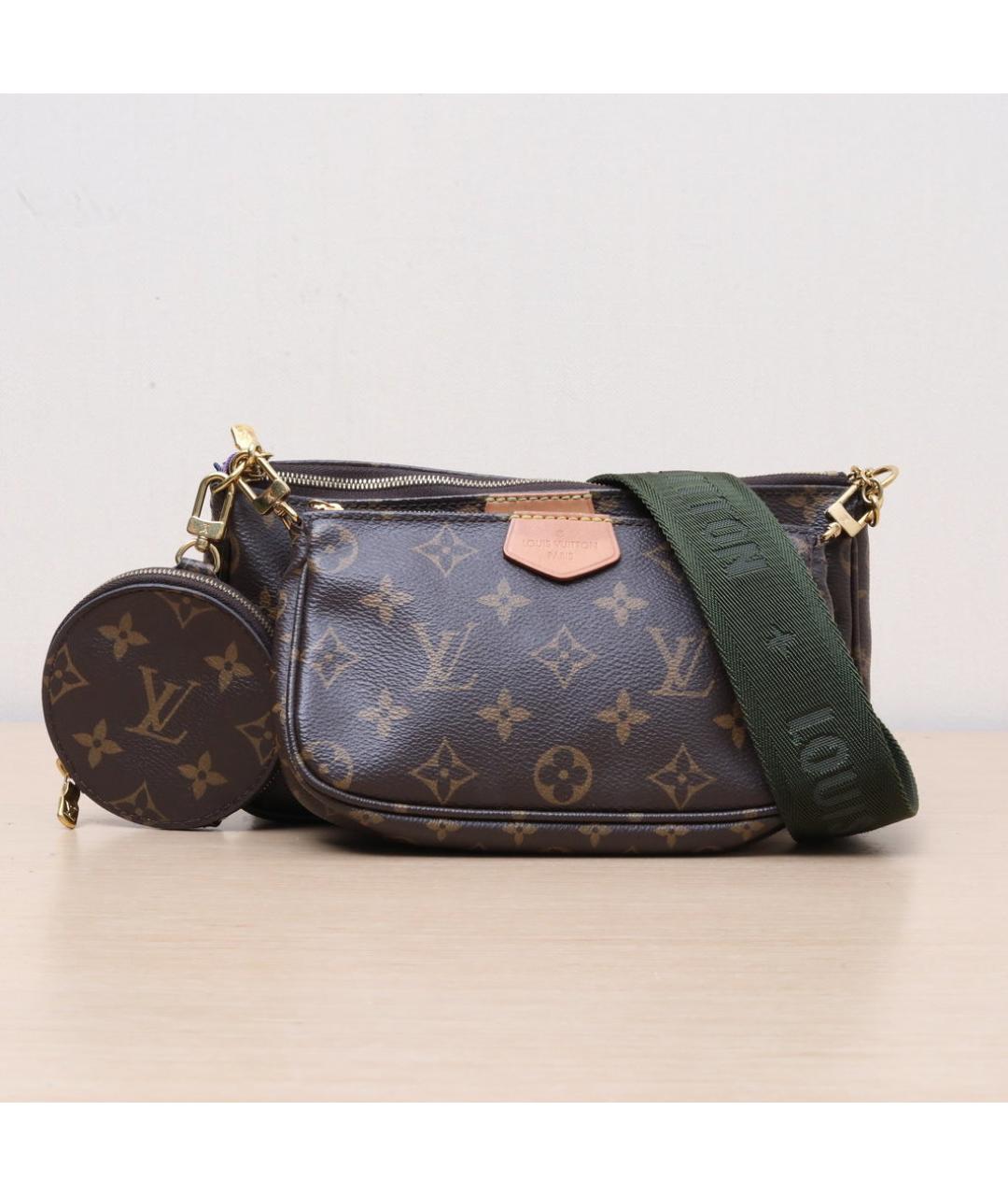 LOUIS VUITTON Коричневая сумка через плечо, фото 3