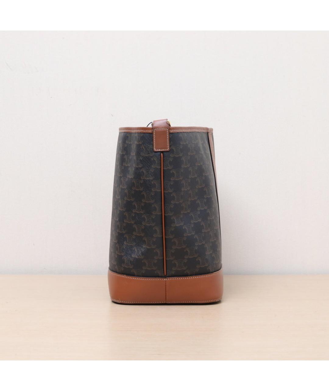 CELINE Коричневая сумка через плечо, фото 5