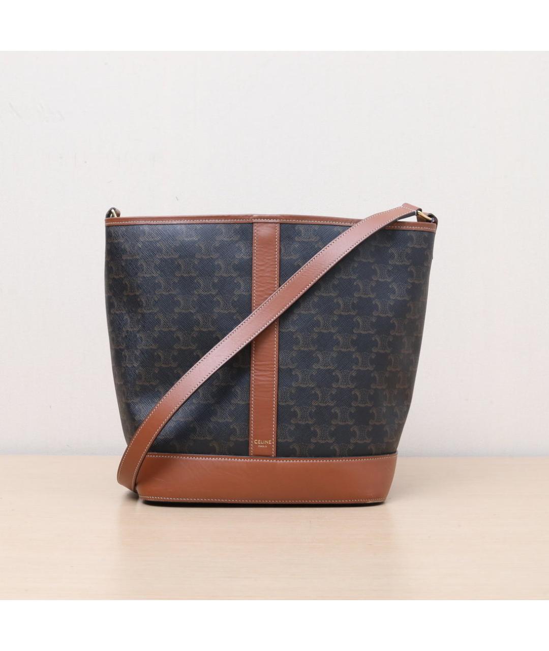 CELINE Коричневая сумка через плечо, фото 3